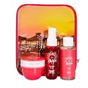 Madrid Muse Bath and Body Gift Set, Plum Vanilla Fragrance, 3-Piece with Body Mist, Body Butter and Bubble Bath