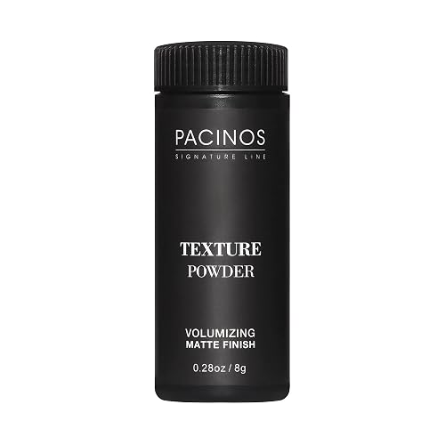 Pacinos Texture Powder - Lightweight Root Lifting Powder with Matte Dry Finish for Texture, Volume & Thickness - Shaker Bottle for Easy Hair Styling