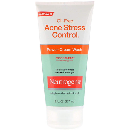 Neut Acne Pwr Crm Wsh Size 6z Neutrogena Acne Stress Control Power Cream Wash