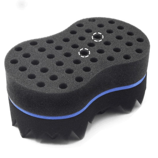 RioRand Hair Sponge Magic Barber Twist Curl Brush Sponge Dreads Locking Afro Coil Comb?Blue 4.5 Inch (Pack of 1)