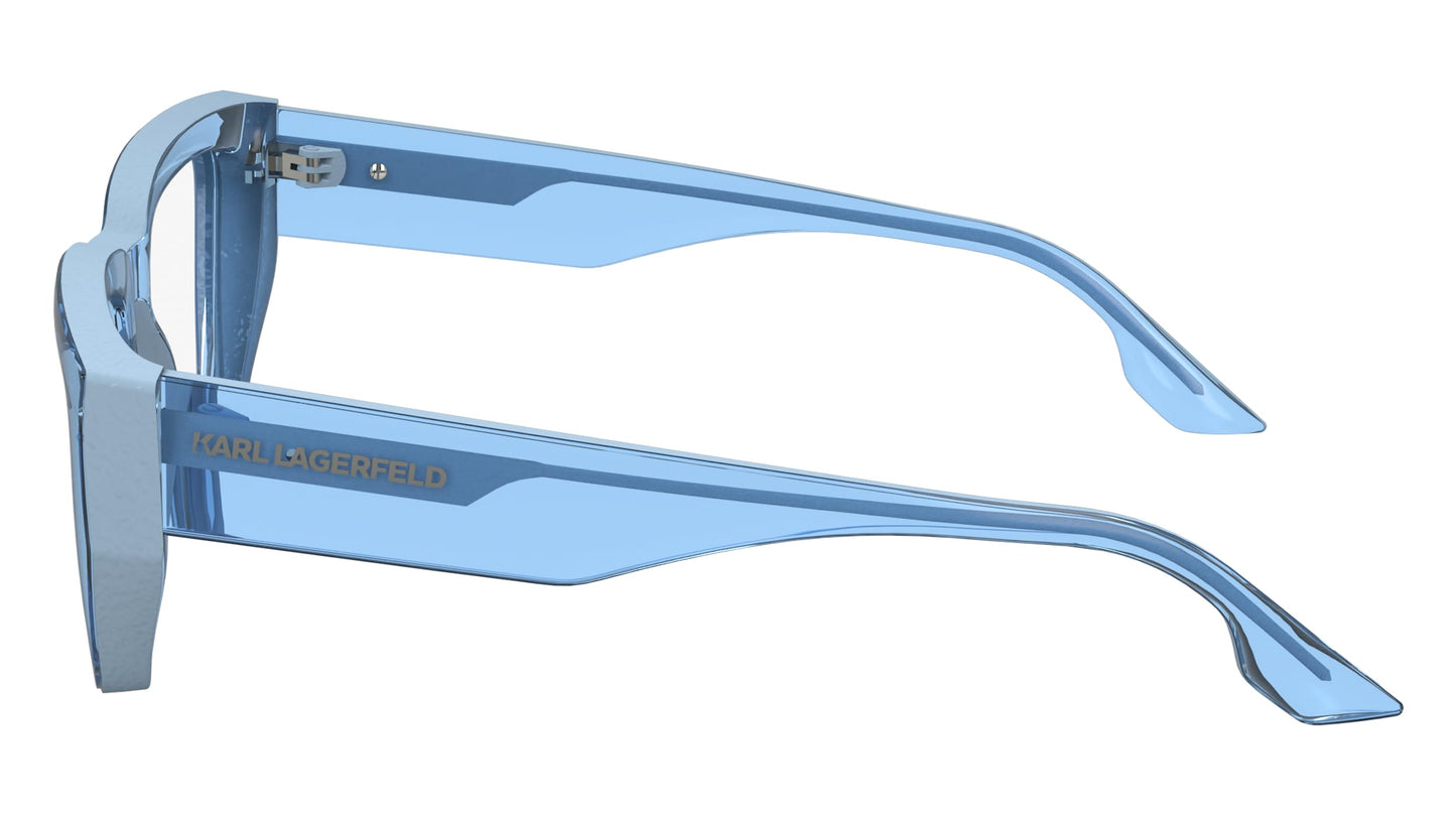 KARL LAGERFELD Unisex Sunglasses, 450 Azure, 52