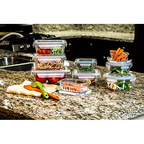 Glasslock 18-Piece Assorted Oven Safe Container Set