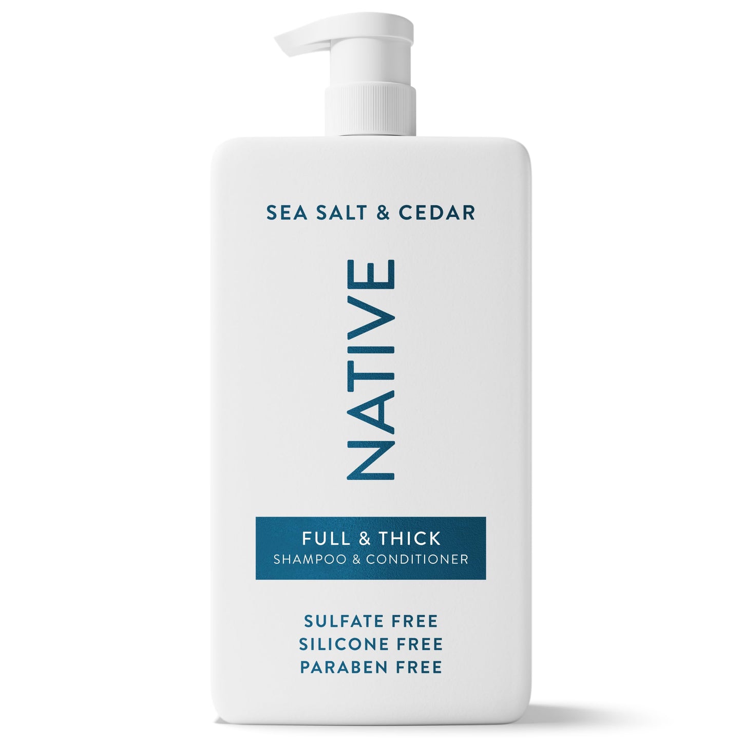 Native Full & Thick 2-in-1 Shampoo & Conditioner Sea Salt & Cedar 36 fl Oz.