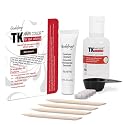 Godefroy Hair Color TK 4 Application and 1 oz Coloring Stain Remover Combo, Complete Coverage of Gray Hair Roots, Salon Quality Results - Dark Brown