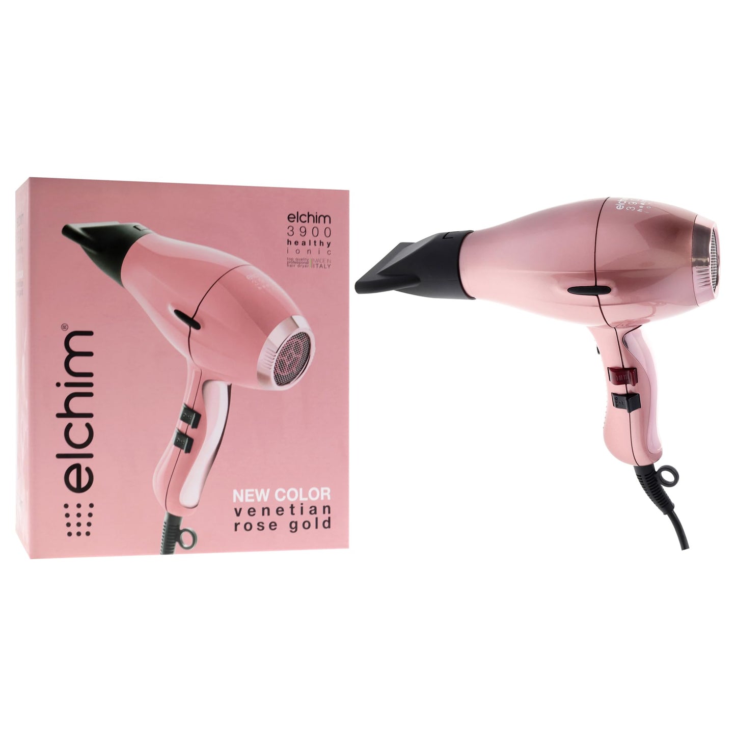 Elchim 3900 Healthy Ionic Hair Dryer, Venetian Rose Gold