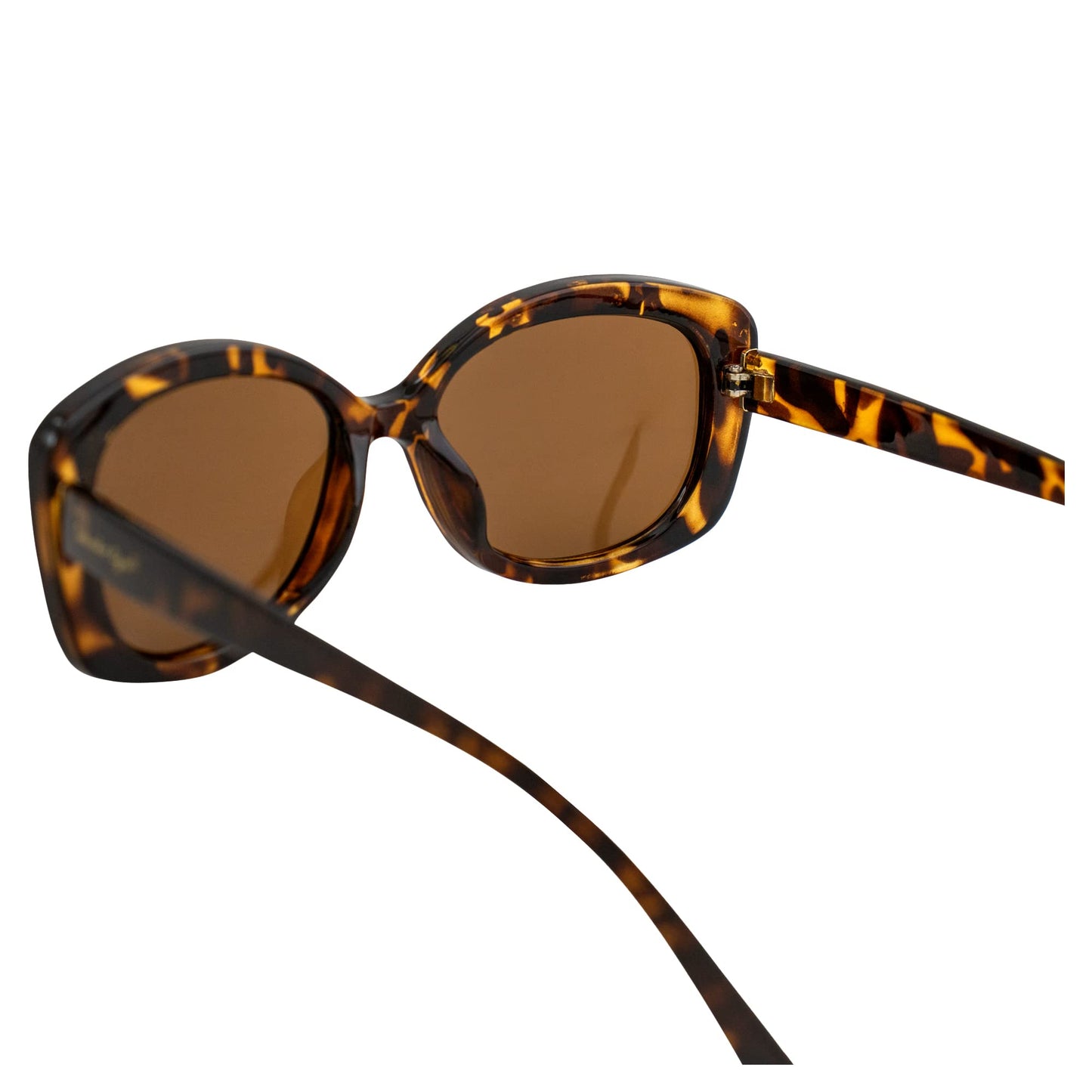 Islander Eyes Dominica Polarized Sunglasses for Women Light Tortoise Frame w/Brown Lens