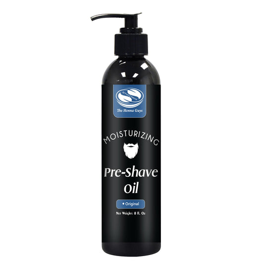 8 fl. Oz, Unscented Pre Shave Oil for Men, Excellent Shaving oil for Men, Prepares for a burns free Shave, Works with Straight or Safety Razor Beauty and Personal Care The Henna Guys