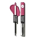 Revlon Liquid Lipstick with Clear Lip Gloss, ColorStay Overtime Lipcolor, Dual Ended with Vitamin E, 260 Perennial Plum, 0.07 Fl Oz