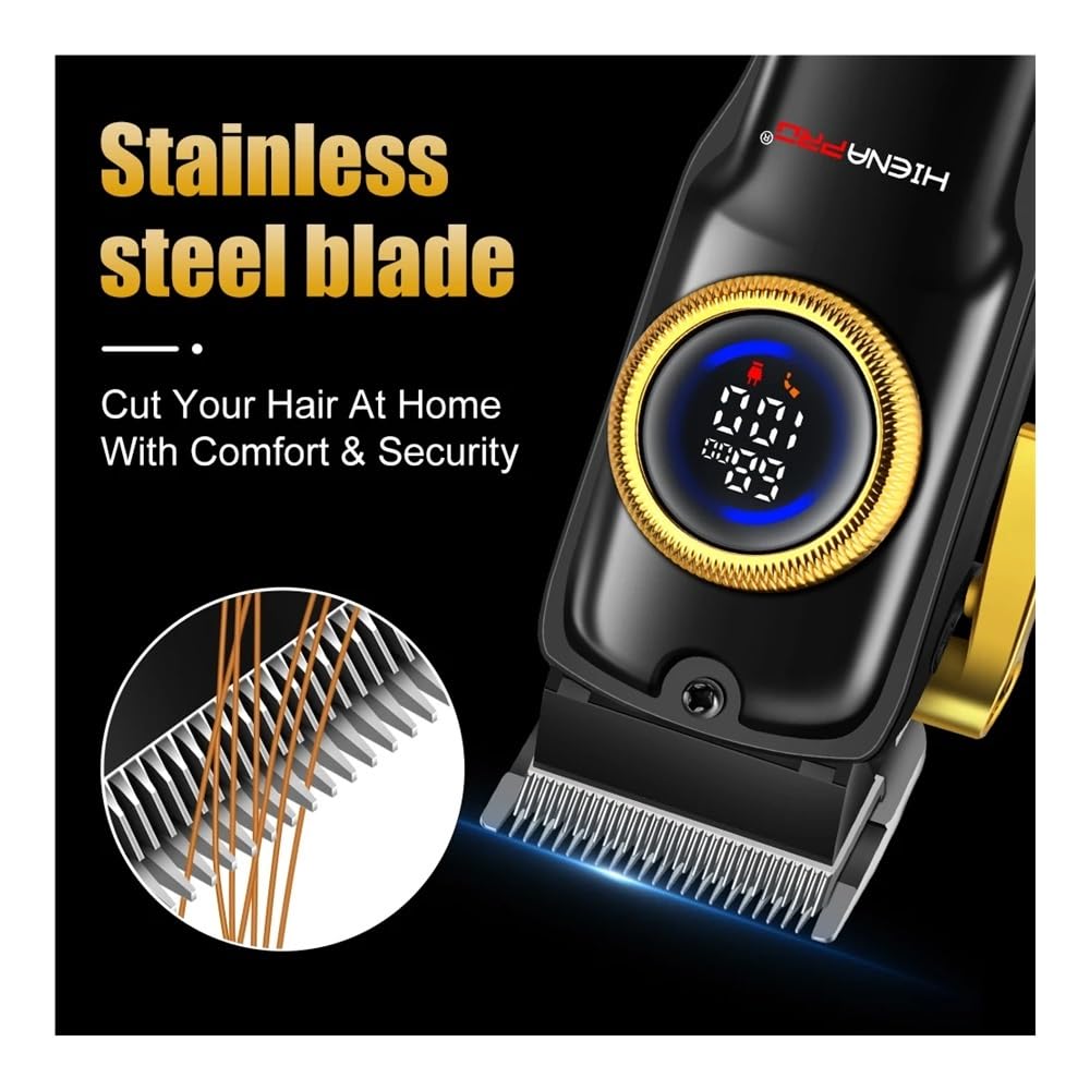 EWKYLSEM Razors Three-Piece Professional Electric Hair Trimmer Set, USB Rechargeable Hair Clipper, Men's Electric Razor?Suitable for Family use Beauty and Personal Care EWKYLSEM