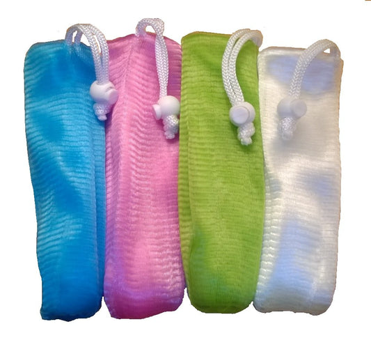 Daylee Naturals Exfoliating Mesh Soap Saver Bag Assorted Colors (4pk) Beauty and Personal Care Daylee Naturals