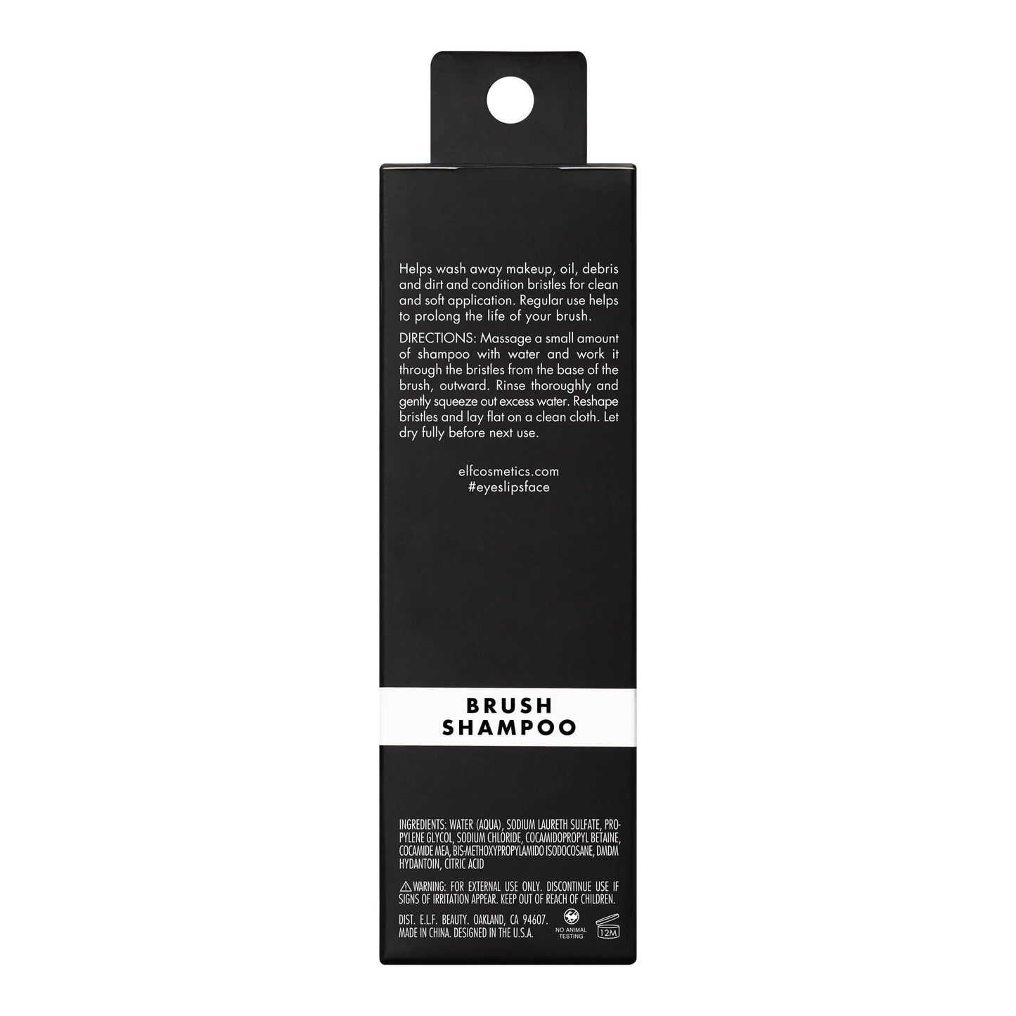e.l.f. Makeup Brush Shampoo, Gentle Bristles Conditioner To Easily Remove Oils & Dirt From Makeup Brushes, 4.1 Fl Oz, Vegan & Cruelty-Free