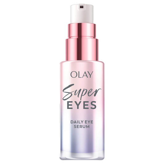 Olay Super Eye Serum - Vitamin C, Caffeine, Niacinamide, Amino Peptide, Aloe Vera - Brightens Dark Circles, Anti-Wrinkle, Anti-Aging, Brightening Beauty & Personal Care Olay
