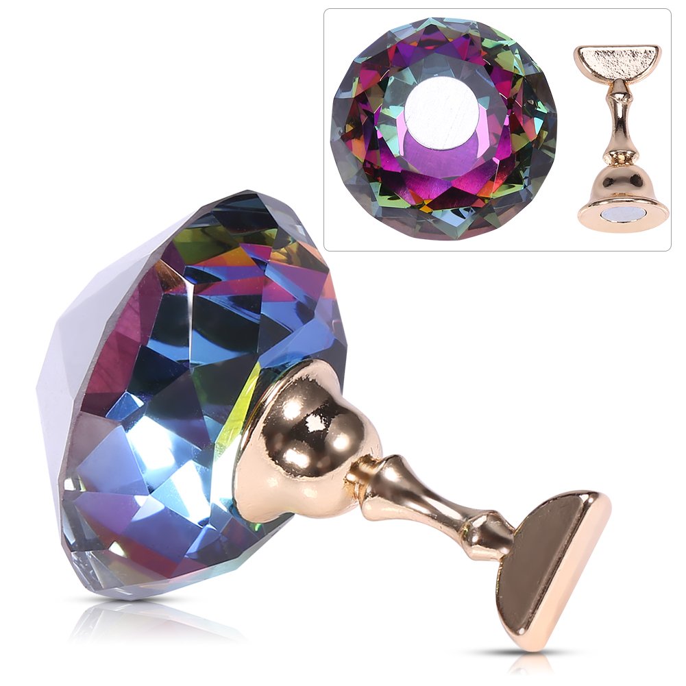 Nail Tips Stand Holder, Nail Art Display Stand, Magnetic Nail Stand Alloy Nail Art Display Base For Nail Clear Nail Practice Tips For Nail Art Beauty & Personal Care riteu