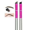 Firm Eyebrow Brush Kit For Makeup Pomade Tint Stencil Color Waterproof Applicator 2 Pc Angled Eye Brow Lamination Kit To Contour Conceal Brows