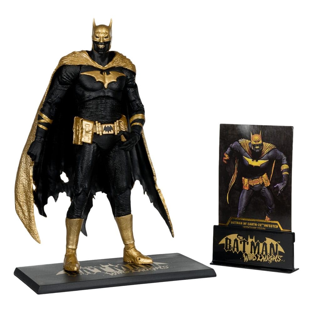 Batman of Earth-22 Infected (Dark Metal) Knightmare Edition Gold Label 7" Figure