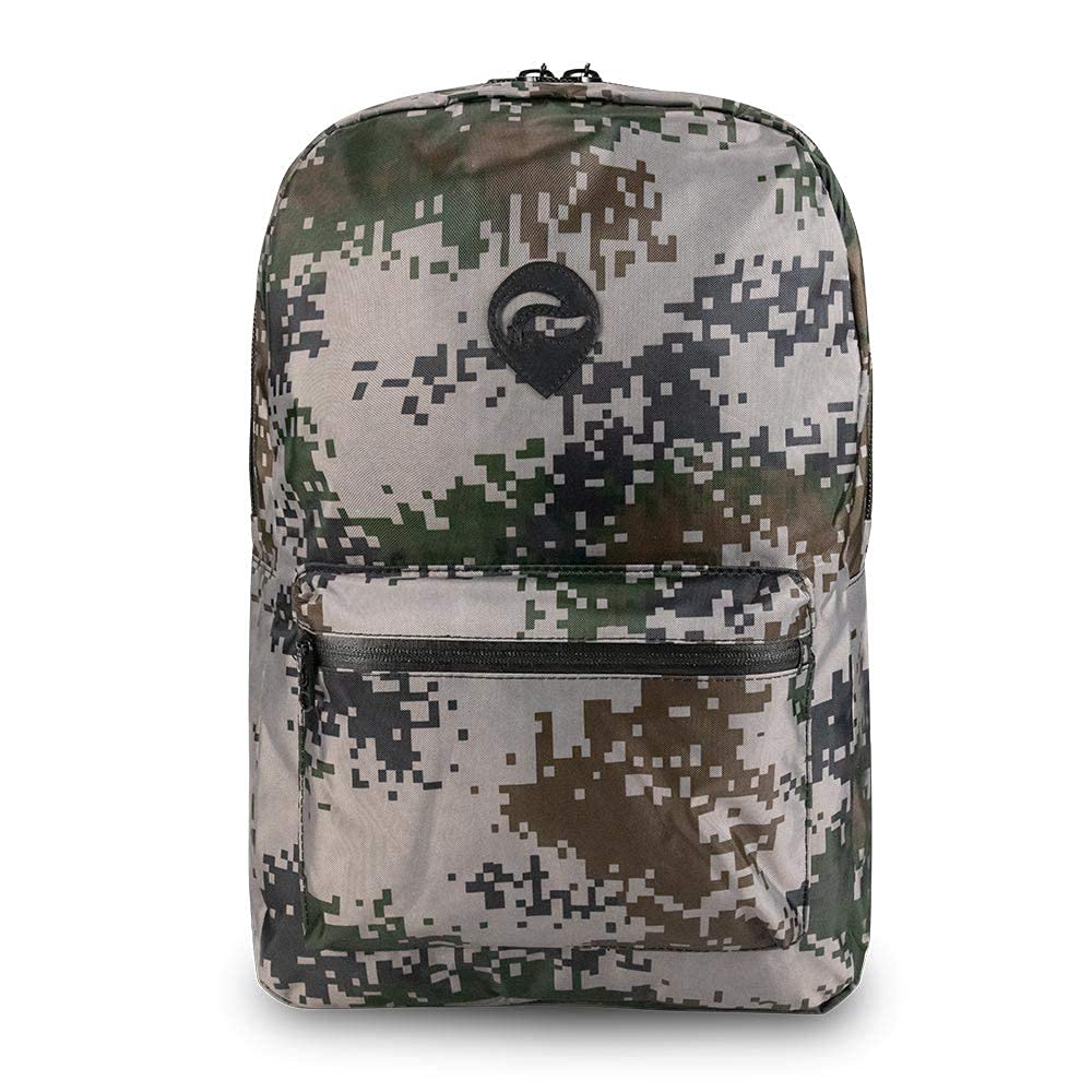 Skunk Element Backpack- Smell Proof - Weather Resistant (Green Pixel Camo)