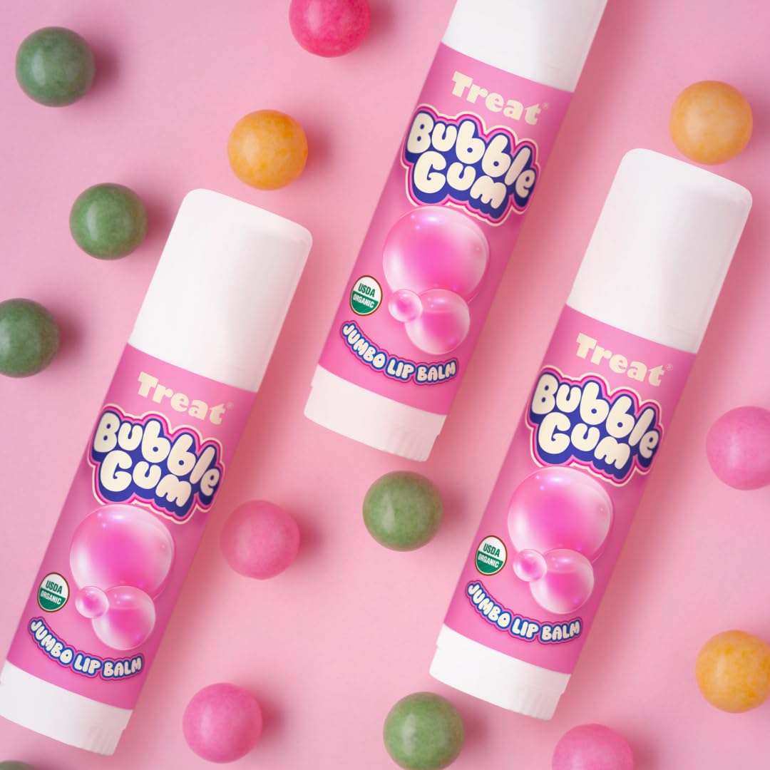 TREAT© Jumbo - Cruelty Free .50 OZ (BUBBLE GUM LIP BALM)