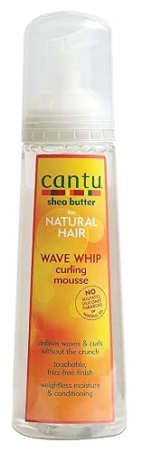 Cantu Shea Butter Wave Whip Curling Mousse 8.4 Ounce (Pack of 6)