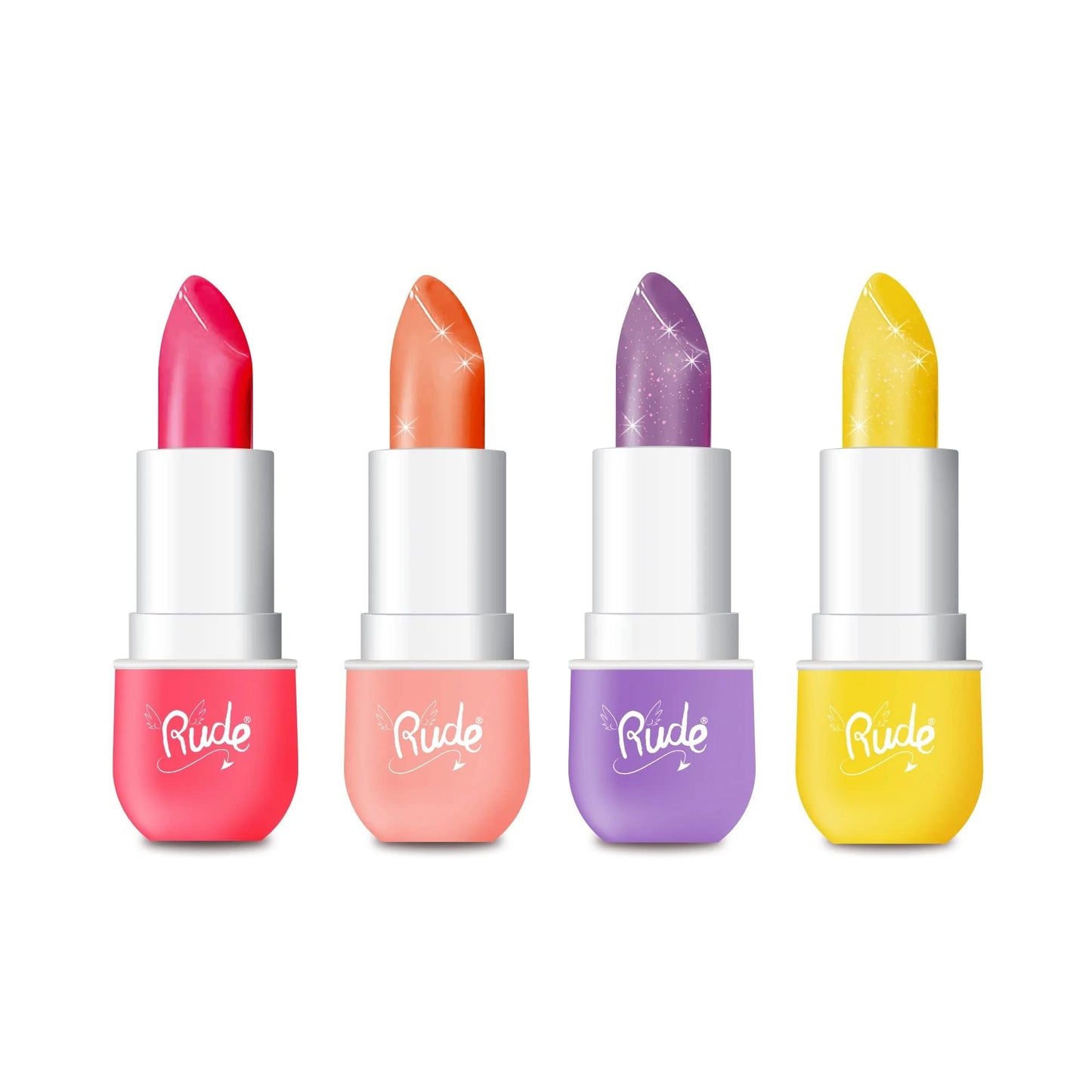 RUDE Manga Collection Lip Balm - Pineapple Kiss by Rude Cosmetics for Women - 0.123 oz Lip Balm