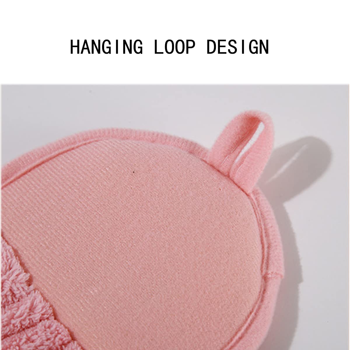 TRYTUTRY 6 Packs Cute Kids Hand Towels with Hanging Loop, Soft Toddlers Hanging Hand Towels, Absorbent Hanging Towels for Bathroom, Kitchen, Home