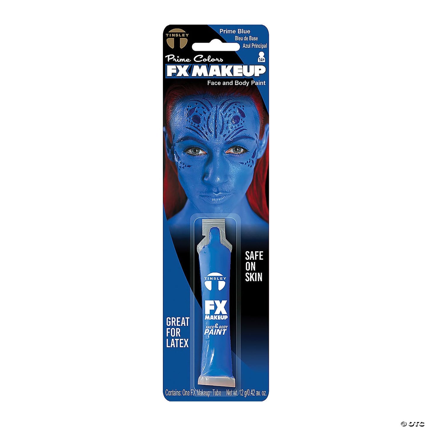 Tinsley Transfers FX Makeup - Face and Body Paint - Water-Based Cream - 7g / 0.24 oz Tube (Prime Red)