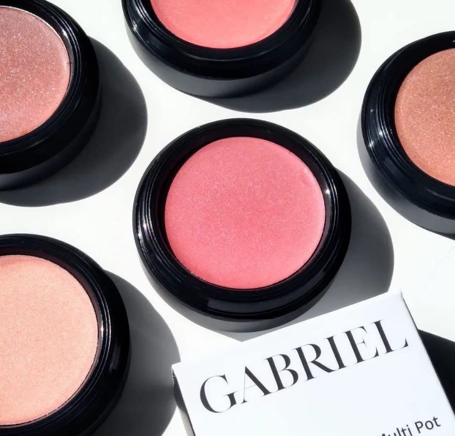 Gabriel Cosmetics Multi Pot (Magnolia - Bronze/Shimmer), 3-in-1 Smooth Finish Formula for Eyes,Lips, and Cheeks. Natural, Paraben Free, Vegan