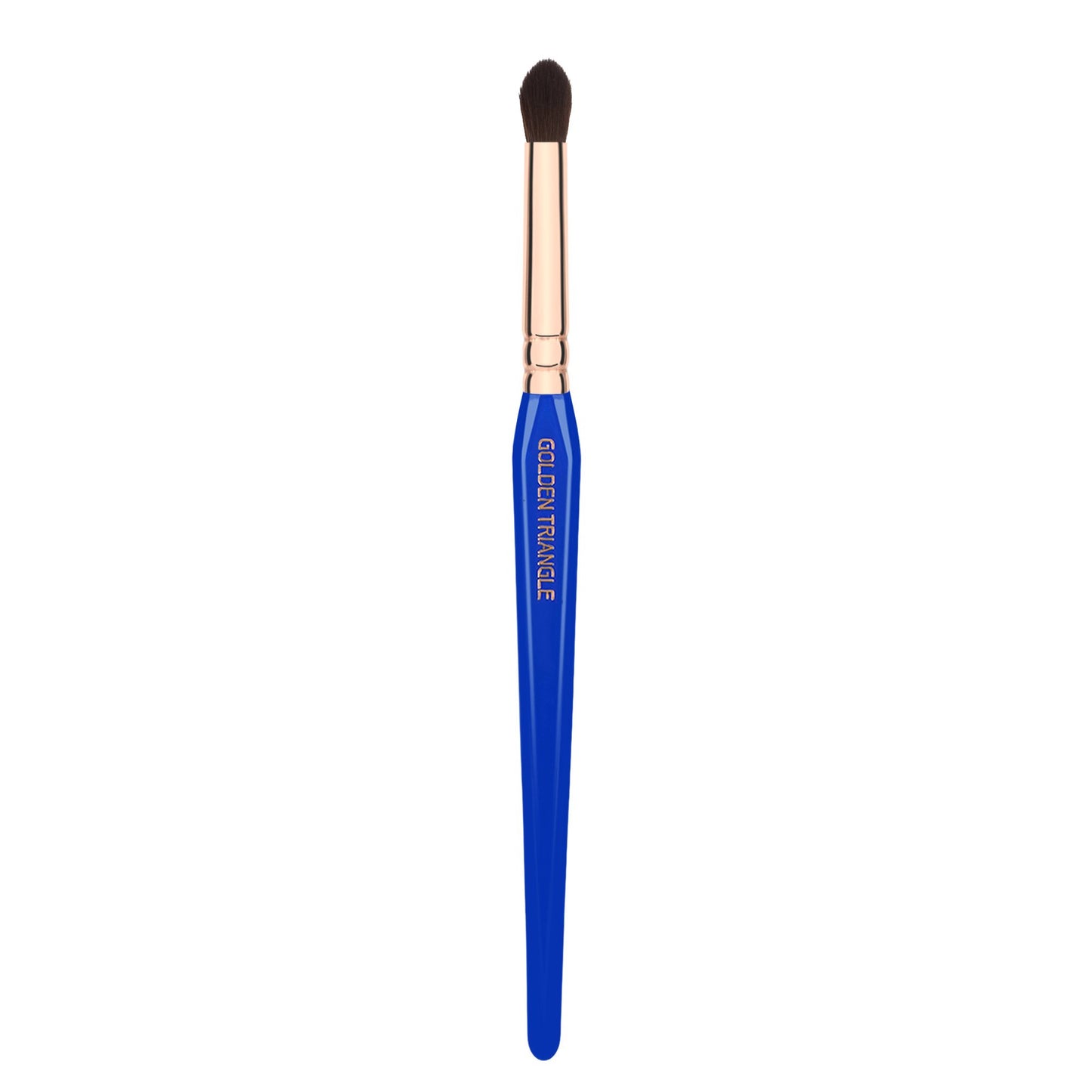Bdellium Tools Professional Makeup Brush - Golden Triangle Series 781 Crease - With All Vegan and Soft Synthetic Fibers, For Eye Crease (Blue, 1pc)