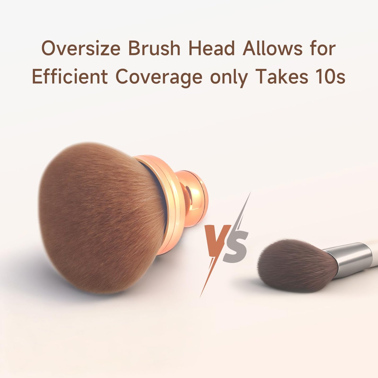 Extra Large Body Make Up Brush Self Tanning for Face, 3 Inch Width Self Tanning Blend Brush for Legs, Soft Synthetic Bronze Blend Ensures Flawless Beauty and Personal Care Litchigonzhu