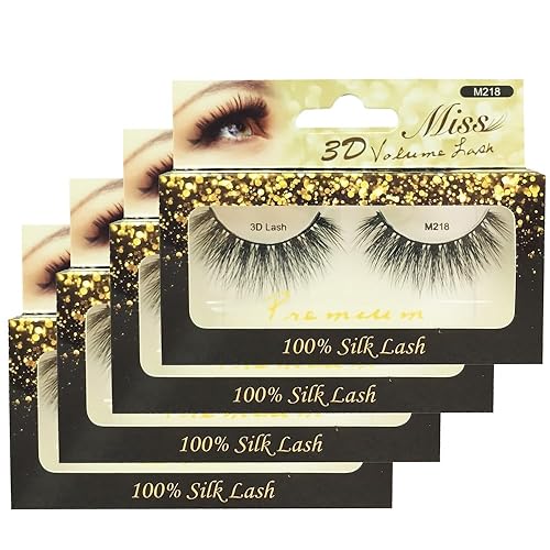 "4 Pairs" Miss Lash 100% Handmade Tapered 3D Volume lash M218