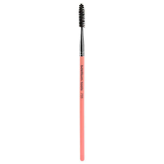 Bdellium Tools Professional Makeup Brush - Pink Bambu Series 733 Lash - With Soft Synthetic Fibers, For Applying Mascara (Pink, 1pc)