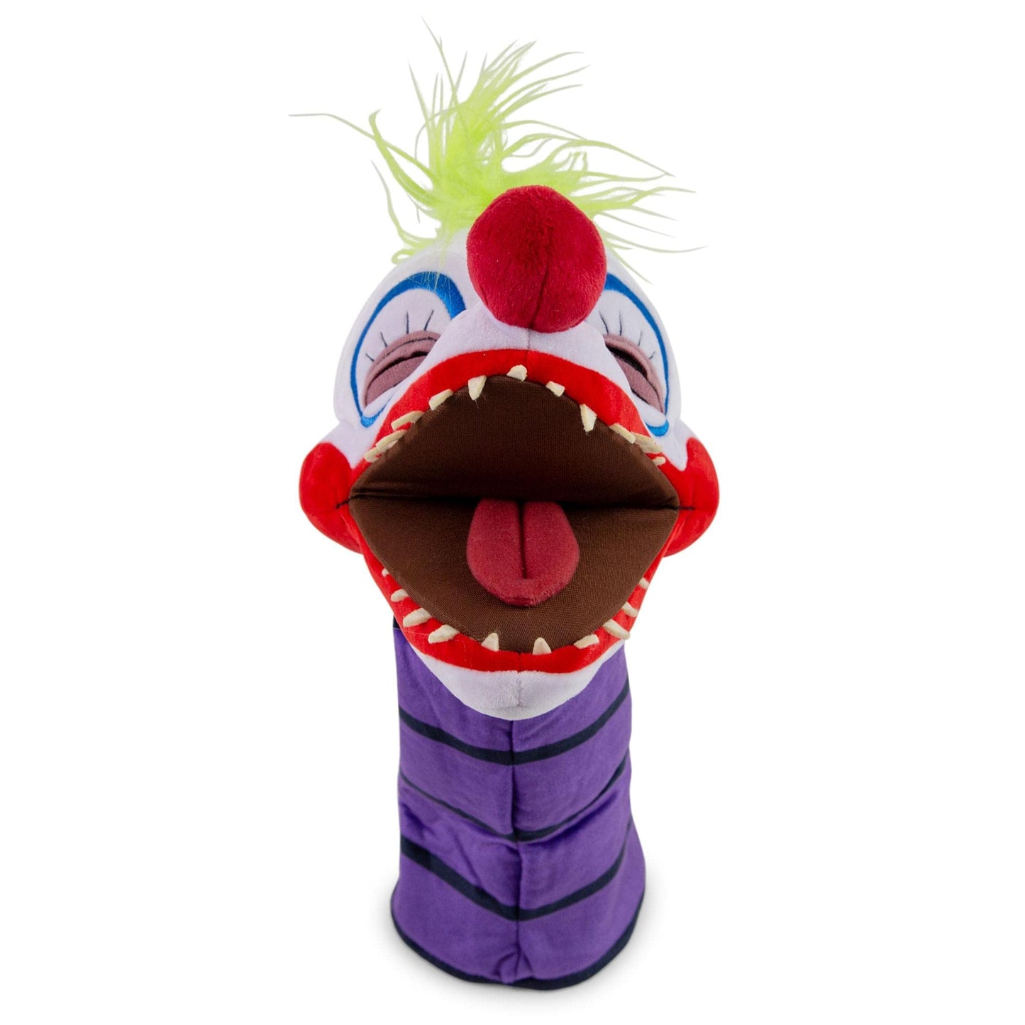 Killer Klowns from Outer Space Baby Klown Offspring 14-Inch Collector Plush Toy Hand Puppet, Large Soft Stuffed Animal | 80s Horror Movie Collectibles
