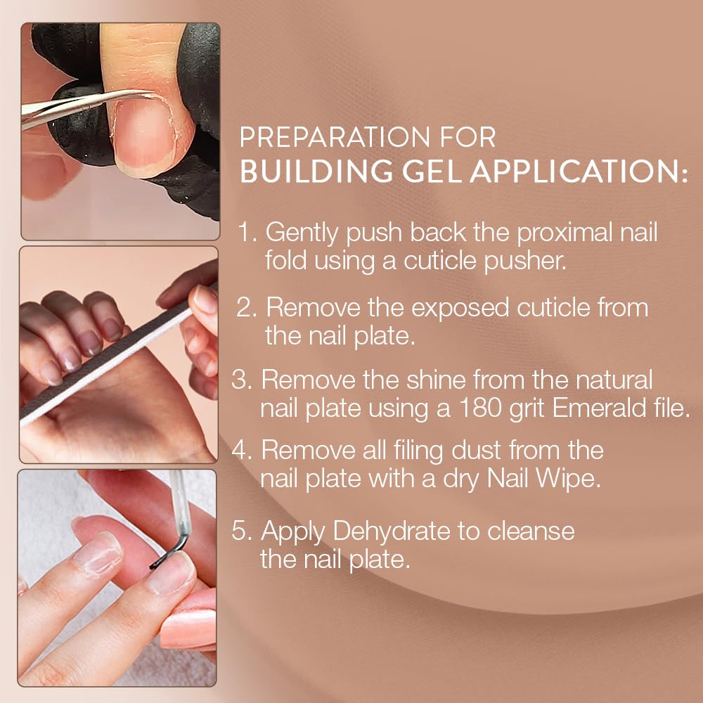 IBD Building Gel, Hard Gel Nail Extension, Cool Nude, Soak-Off, Nail Builder Strengthener, 0.5 fl oz Beauty & Personal Care IBD
