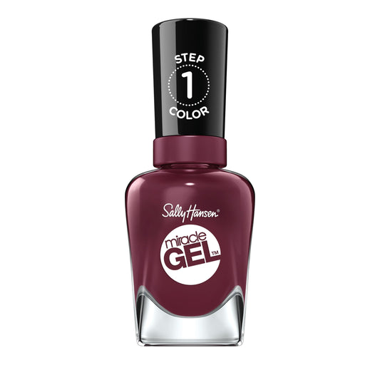 Sally Hansen Miracle Gel Salon Quality Nail Polish | Gel-Like Formula, Two-Step System, No UV Light Needed, Long Lasting | Opaque, Glossy | 489