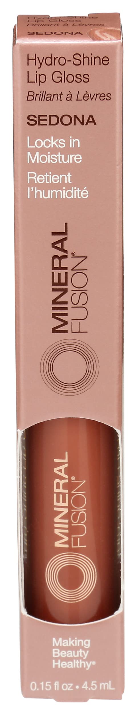 Mineral Fusion HydroShine Lip Gloss, Sedona, 0.15 Ounce