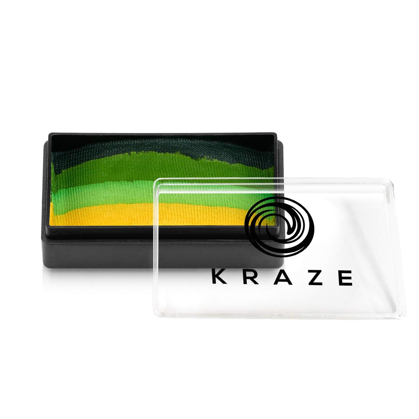 Kraze FX Dome Stroke - Lush (25 gm), Professional 1-Stroke Split Cake, Hypoallergenic, Non-Toxic, Water Activated Face & Body Painting Makeup Supplies