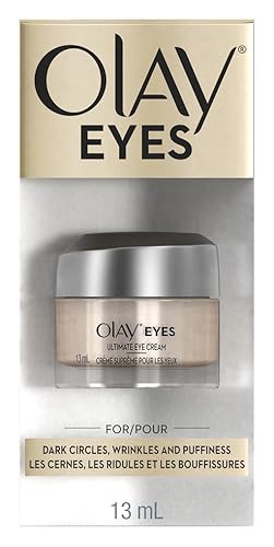 OLAY Ultimate Eye Cream for Dark Circles, Wrinkles And Puffiness 0.4 oz (Pack of 3)