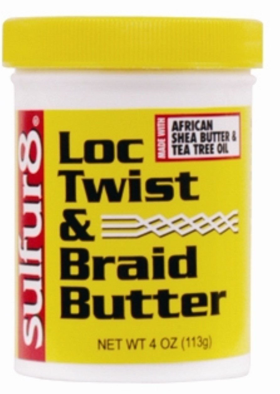 Sulfur8 Loc Twist & Braid Butter, 4 oz (Pack of 3)