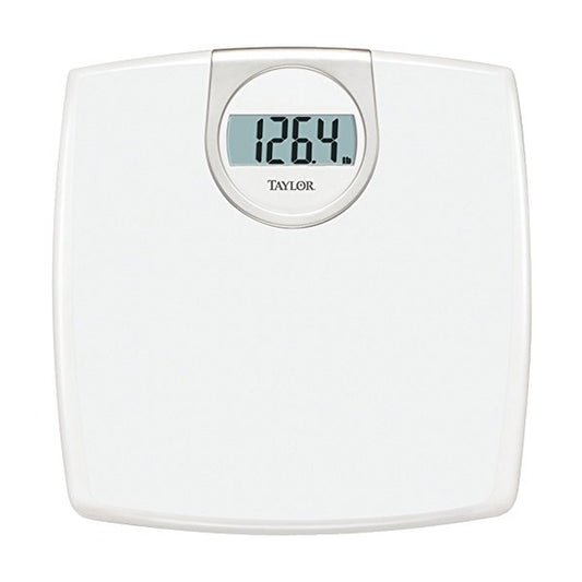 Taylor Digital 1.2-Inch LCD Bathroom Scale, 330 Lb Capacity, White