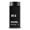 H14 Rise & Grind Hair Powder for Men - Volumizing Matte Finish Styling Dust with Extra Hold - Lightweight Thickening Powder with Pea Extract & Acai