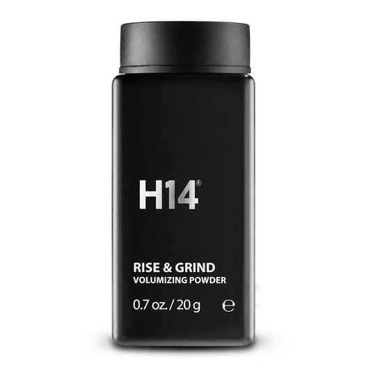 H14 Rise & Grind Hair Powder for Men - Volumizing Matte Finish Styling Dust with Extra Hold - Lightweight Thickening Powder with Pea Extract & Acai Beauty & Personal Care H14