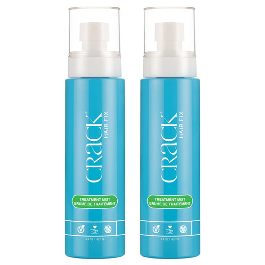 Crack HAIR FIX Mist Spray - Moisturizes & Protects Hair From Dryness & Thermal Damage, Improves Texture - 6 oz, 2 Pack