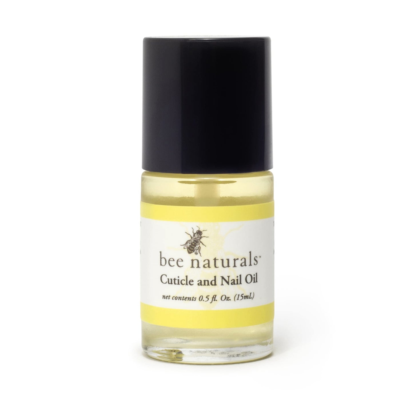 Bee Naturals Nail & Cuticle Oil 0.5 oz - Heals Cracked Nails & Rigid Cuticles. Deep moisture for nails and cuticles. Contains rich avocado and castor