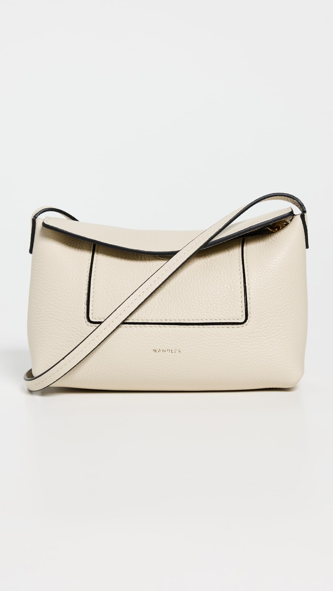 Wandler Women's Penelope Slouch Mini Bag, Beige Crust, Off White, One Size