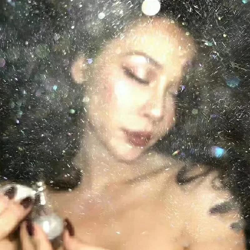 Highlighter Powder Spray, Glitter Spray Nude Pink Glitter Body Face Hair High Gloss Spray Shimmer Sparkle Powder Body Glitter Spray, for Women Hair