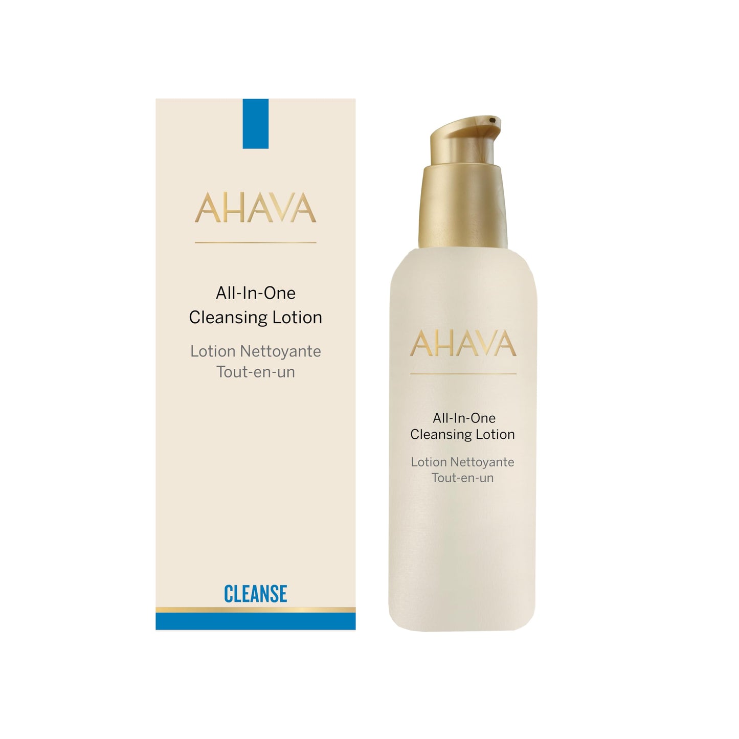 AHAVA All-In-One Toning Cleanser - Skin-Friendly, Soft, Water-Based Formula Gently Removes Dirt, Impurities & Makeup Including Eyes, Rebalances pH