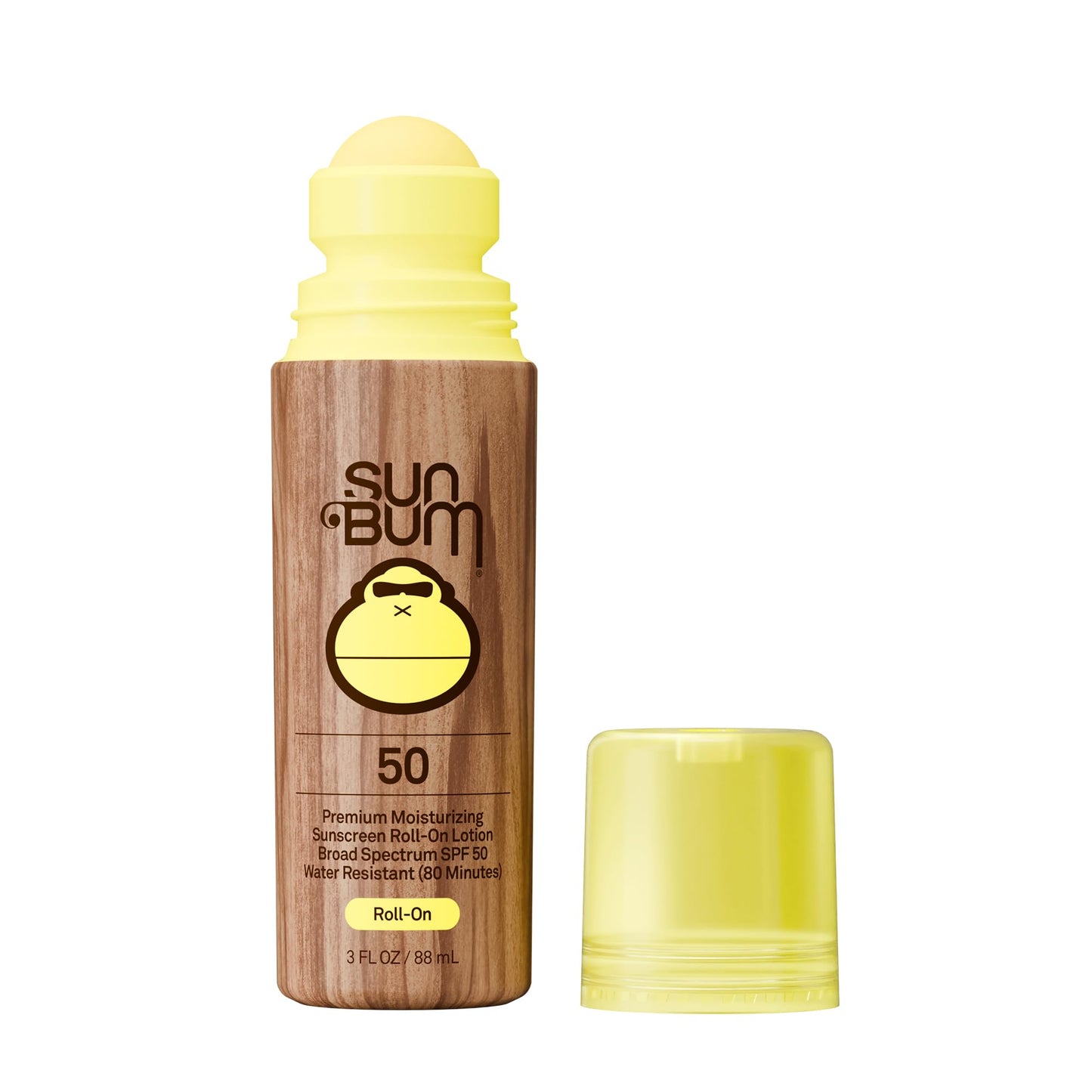 Sun Bum Original SPF 50 Roll-On Sunscreen Body Lotion - Broad Spectrum Moisturizing Sunscreen with Vitamin E - Hawaii 104 Act Compliant (Made without Beauty and Personal Care Sun Bum