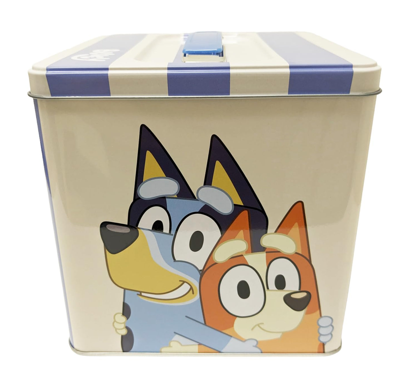 XL Storage Tin with Handle, Bluey