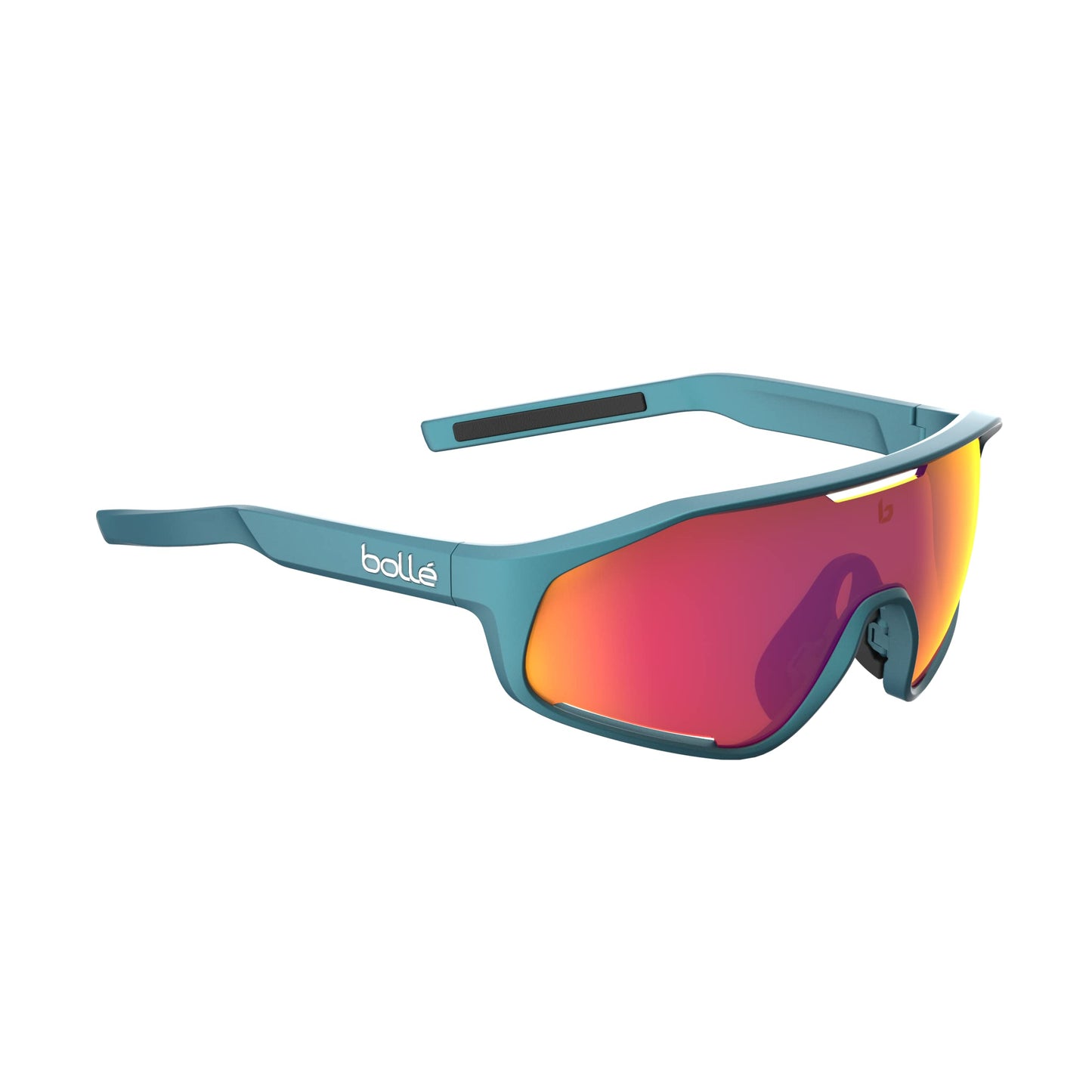 Bollé - SHIFTER, Creator Teal Metallic, Volt+ Ruby Polarized, Medium, Sunglasses, Unisex, Adult