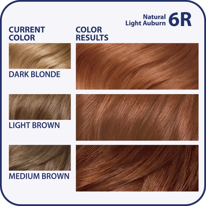 Clairol Nice'n Easy Permanent Hair Dye, 6W Light Mocha Brown Hair Color, Pack of 1