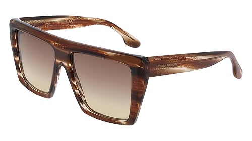Victoria Beckham VB686S 228 Light Brown Horn 56/15/145 Women's Sunglasses